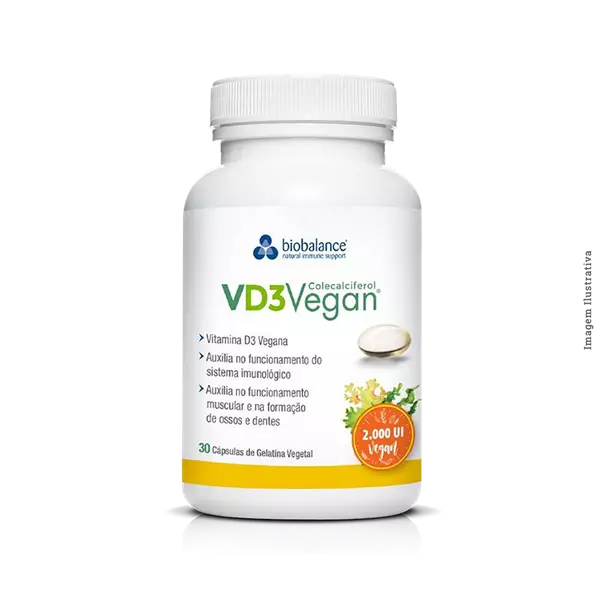 Imagem de Vitamina D3 Vegana Biobalance 30 Cápsulas