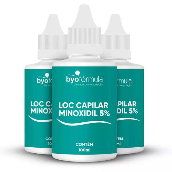 Imagem de KIT C/ 3 MINOXIDIL 5% 100ML