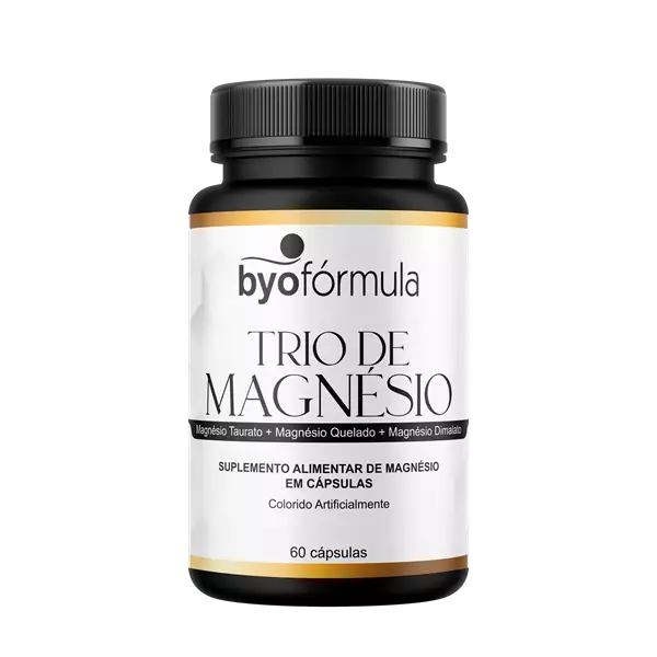 Mostrar detalhes para Byo Trio De Magnésio (60 cáps) Imagem de Byo Trio De Magnésio (60 cáps)