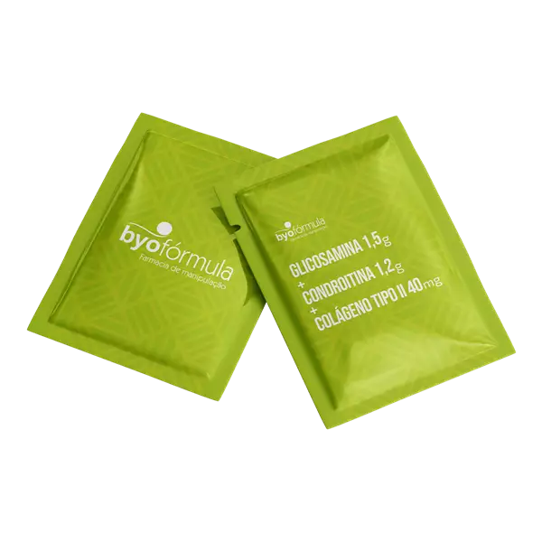 Imagem de Condroitina 1,2g + Glicosamina 1,5g + Colágeno Tipo 2 40mg