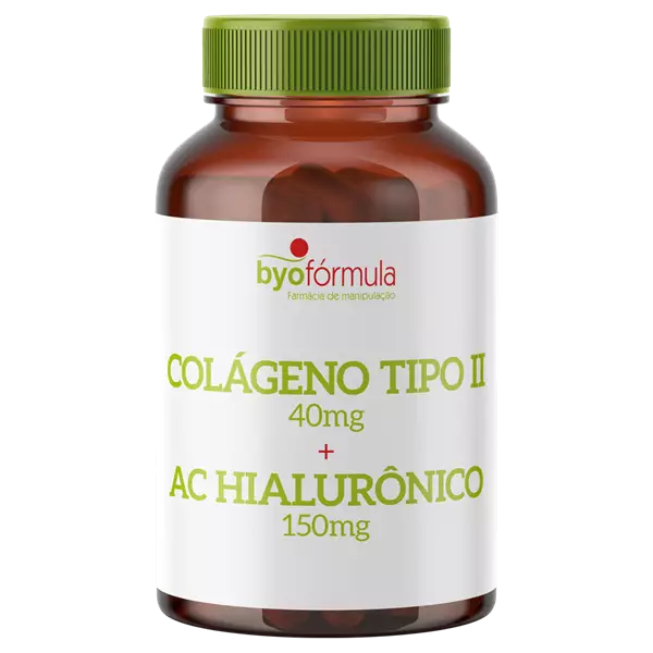Imagem de Colágeno Tipo 2 + Ac Hialurônico 150mg (60 Cáps)
