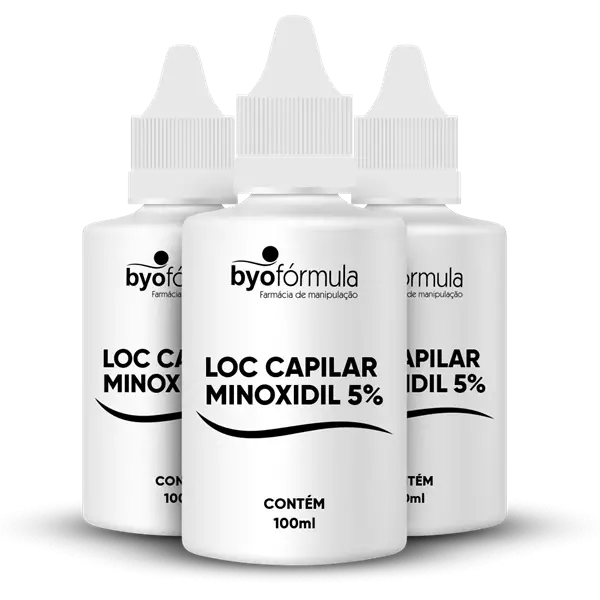 Imagem de Kit c/ 3 minoxidil  5% 100ML