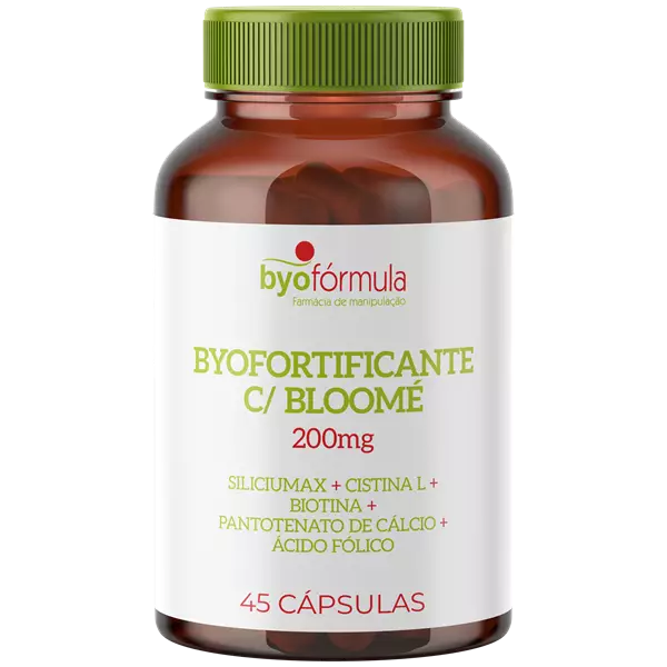 Imagem de BLOOMÉ + Siliciumax + Cistina L + Biotina + Pantotenato de Cálcio + Ácido Fólico (45 cáps)