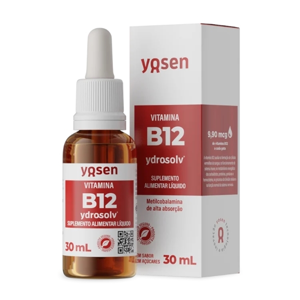 Imagem de Yosen Vitamina B12 Ydrosolv®® - 30ml